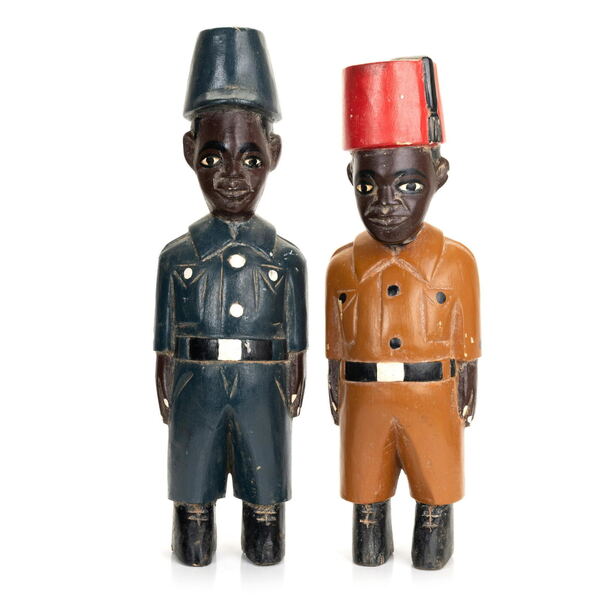 Two Baule Colon Figures