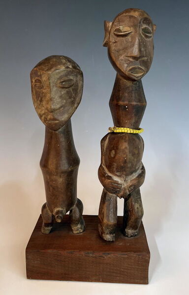 Two Carved Fertility Figures