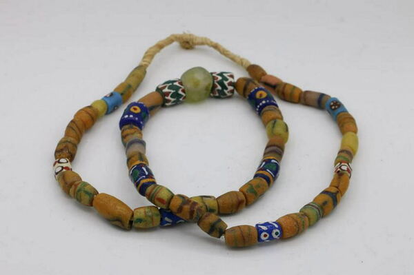 Strand of African Glass Trade Beads