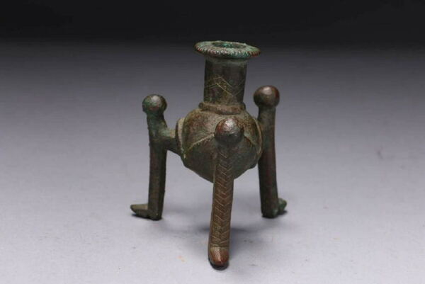 Indus Valley Bronze Kohl Container
