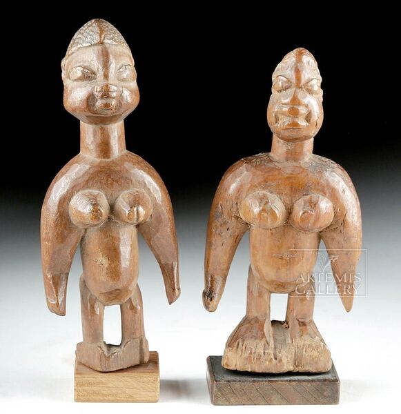 Two Ewe and Mina Female Figures