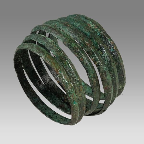Roman Bronze Snake Bracelet