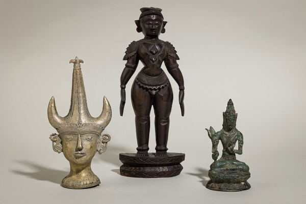 Three South Asian Figures