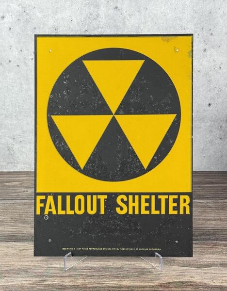 US Department of Defense Fallout Shelter Sign