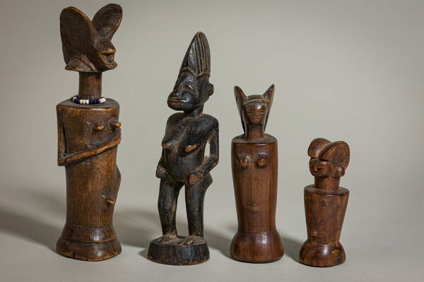 Four Nyamwezi Mwana Hiti Figures