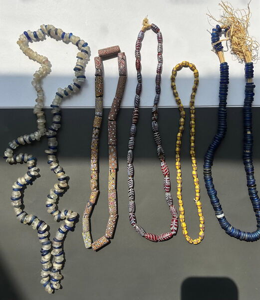 Five Venetian Glass Trade Bead Necklaces