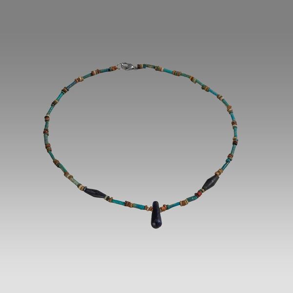 Egyptian Faience Bead Necklace