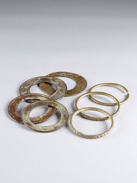 Seven Frafra Brass Bangles