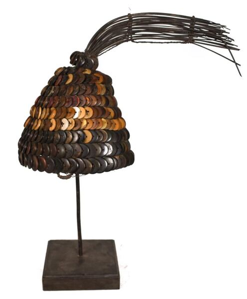 Lega Bwami Beaded Headdress
