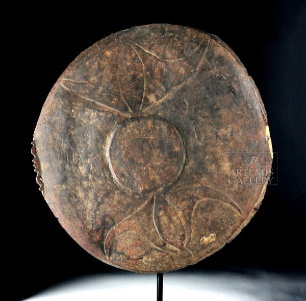 Early 20th C. PNG Yangoru Boiken Wood Bowl
