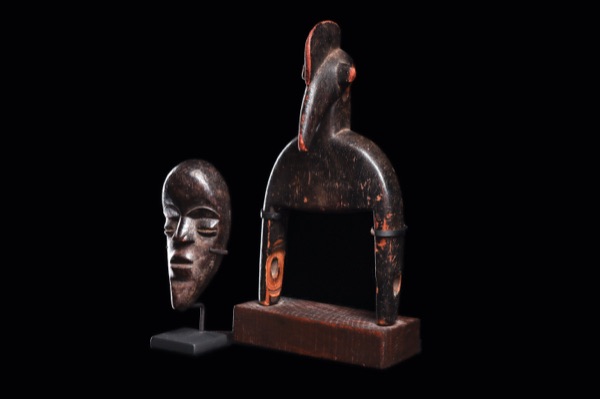 Senufo Heddle Pulley & Dan Maskette