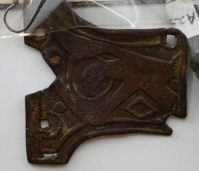 Copper-Alloy Mount with Eagle