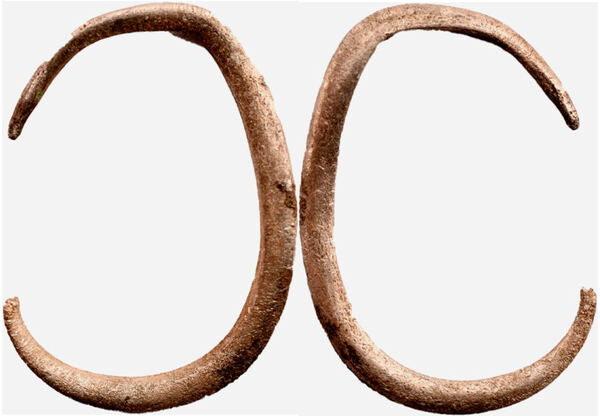 Roman Silver Earing