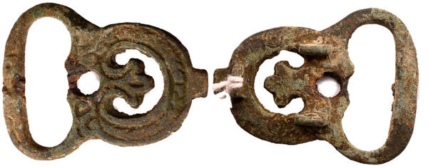 Byzantine Bronze Strap End