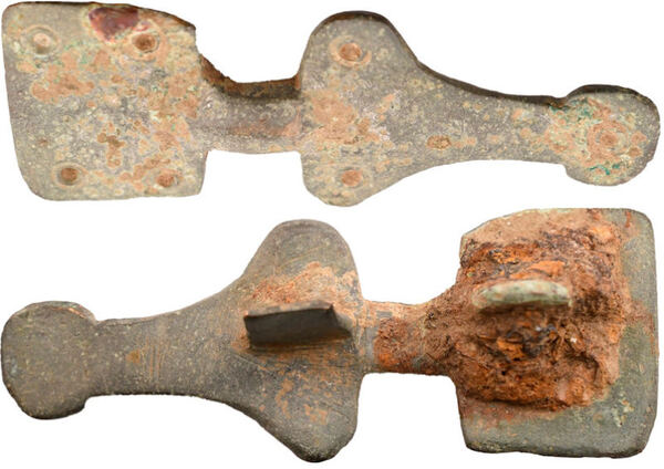 Viking or Saxon Bronze Clasp