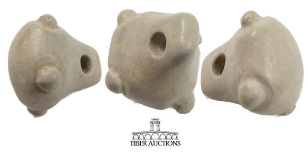 Near East Glazed Composition Amulet