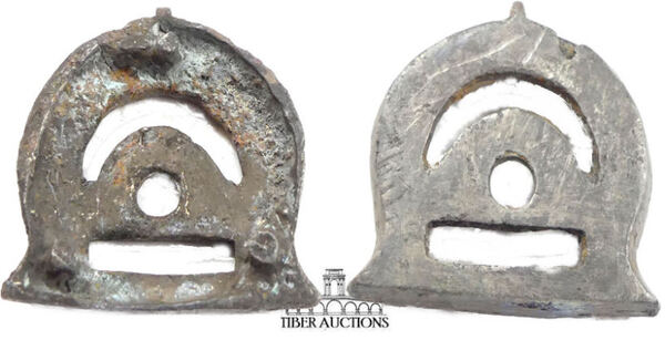 Khazarian Silver Strap End
