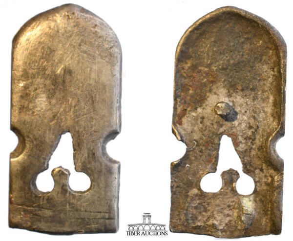 Khazarian Silver Strap End