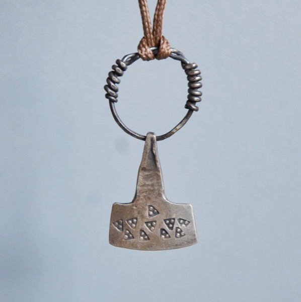 Silver Thor's Hammer Amulet