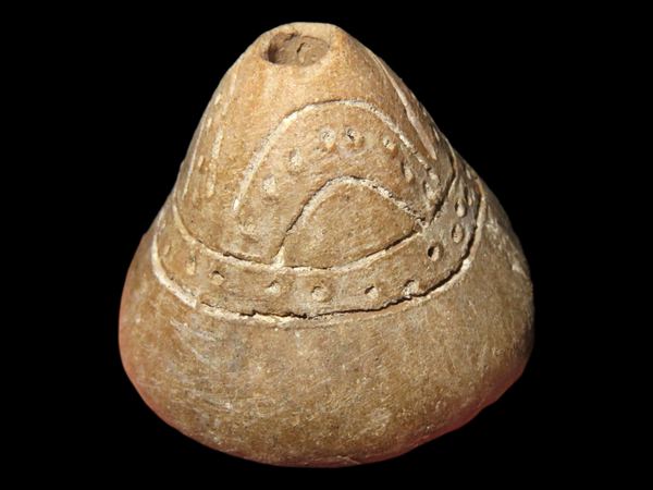 Highly Decorated Effigy Bead, Manabi Culture, 500 BC-500 CE, Pre Columbian