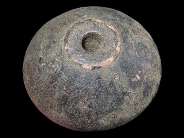 2" Neolithic African Spindle Whorl bead