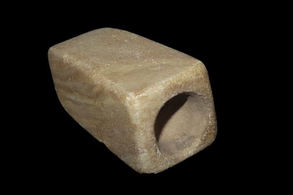 2 3/8" Alabaster Incense Burner, Mediterranean