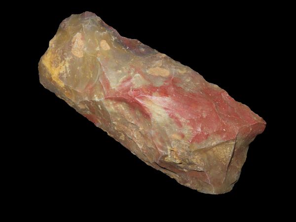 5" x 2 1/8" Colorful Neolithic Celt, found in Northern Africa