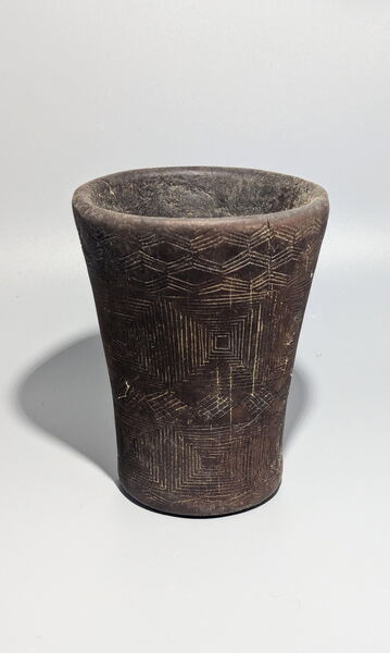 Inca Carved Wood Kero Cup