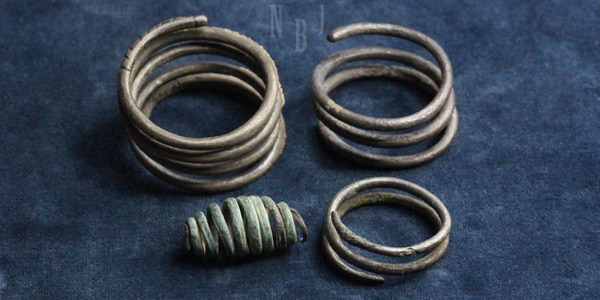 Four Silver Spiral Currency Units