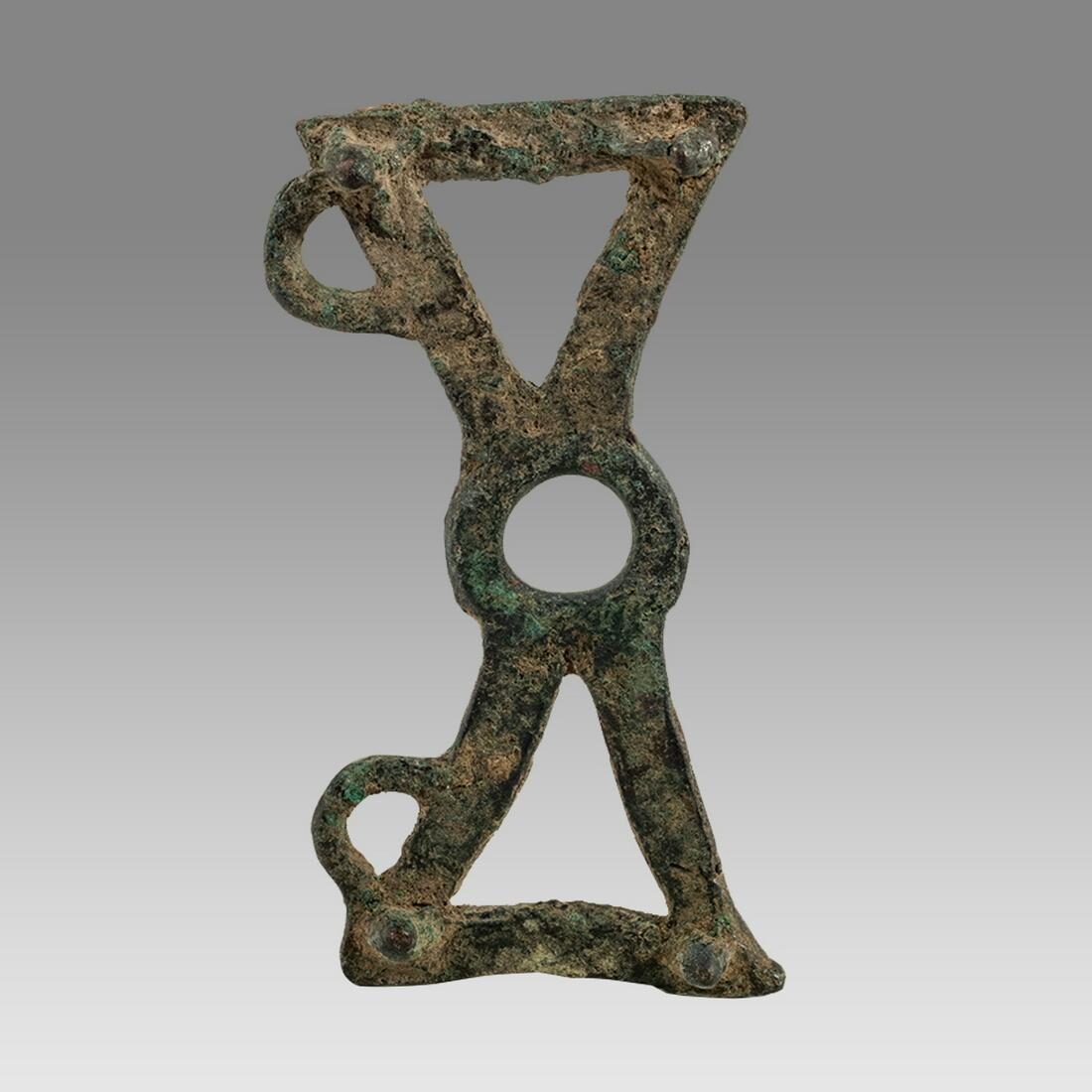 Luristan Bronze Horse Bit Fragment