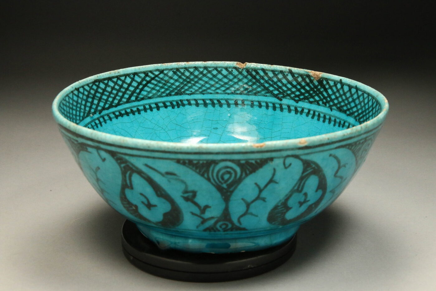 Persian Kashan Glazed Bowl