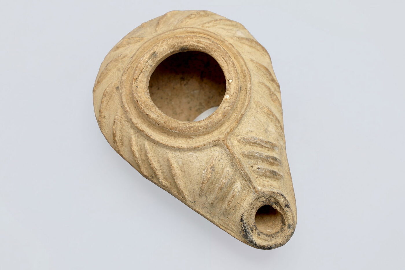 Roman-Period Holy Land Terracotta Oil Lamp