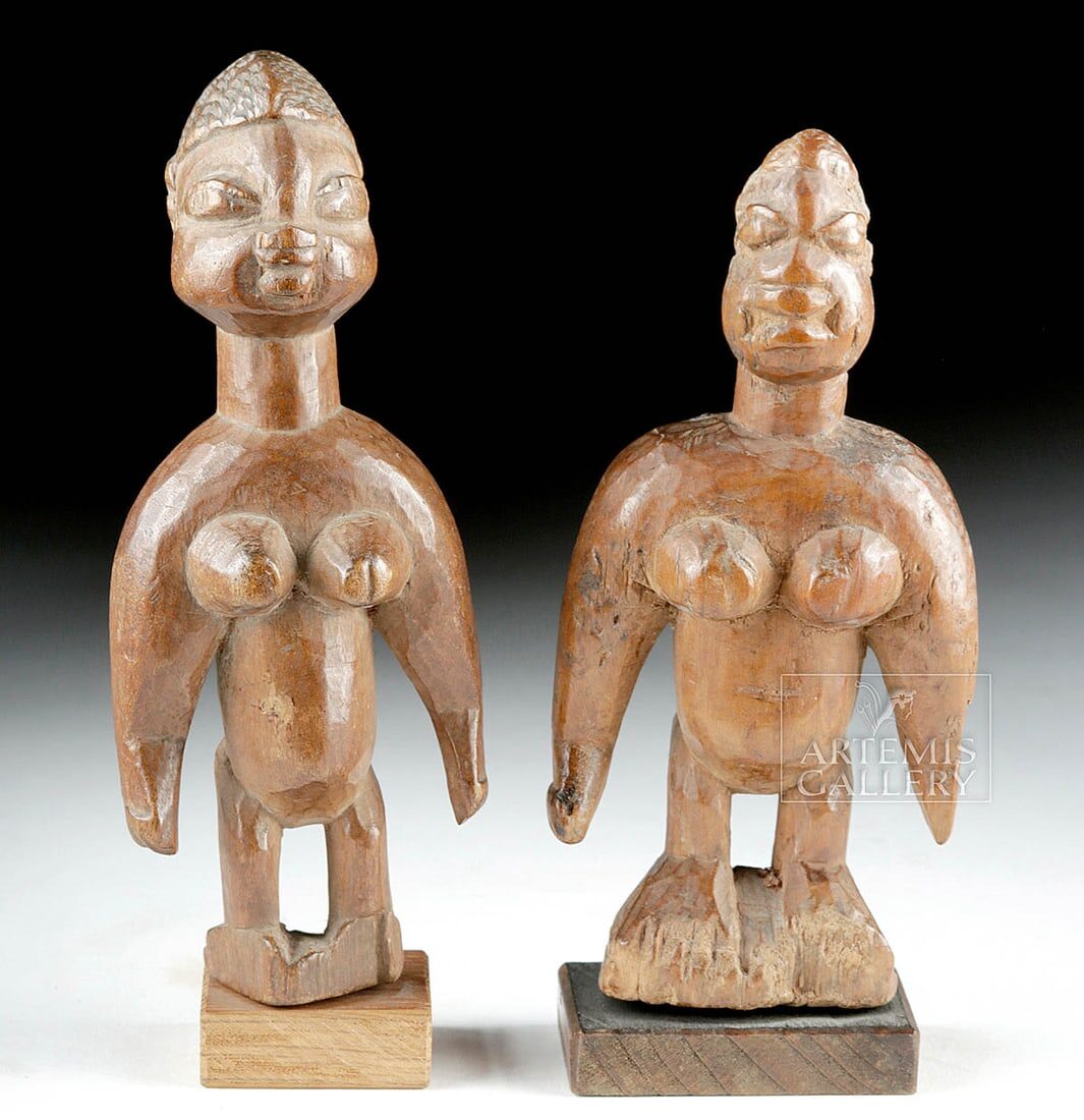 Two Ewe and Mina Female Figures