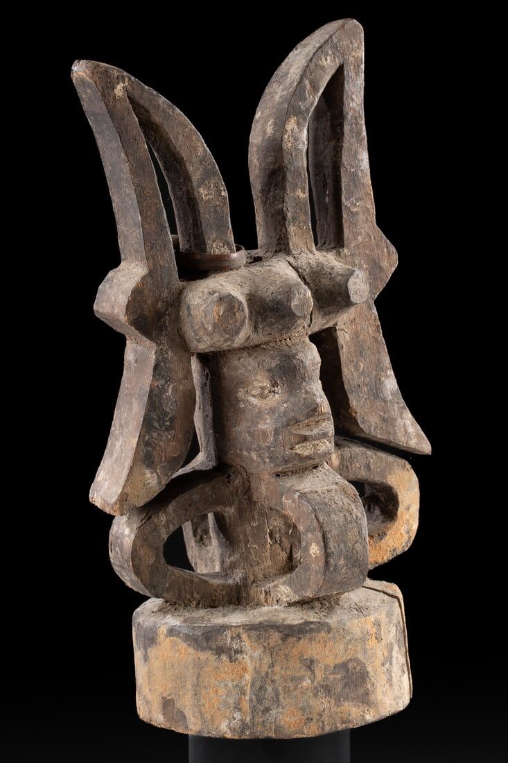 Igbo Wood Ikenga Figure