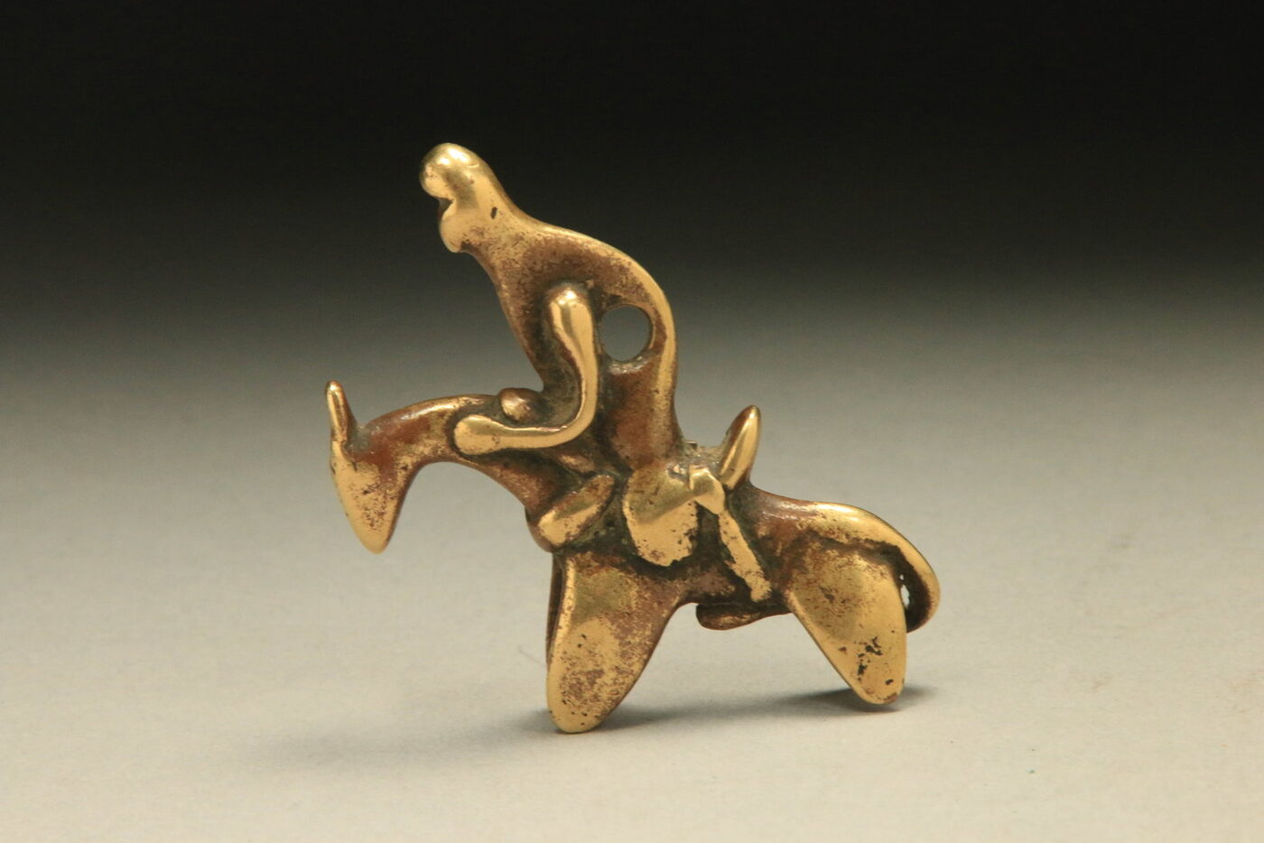 Kotoko Bronze Equestrian Amulet