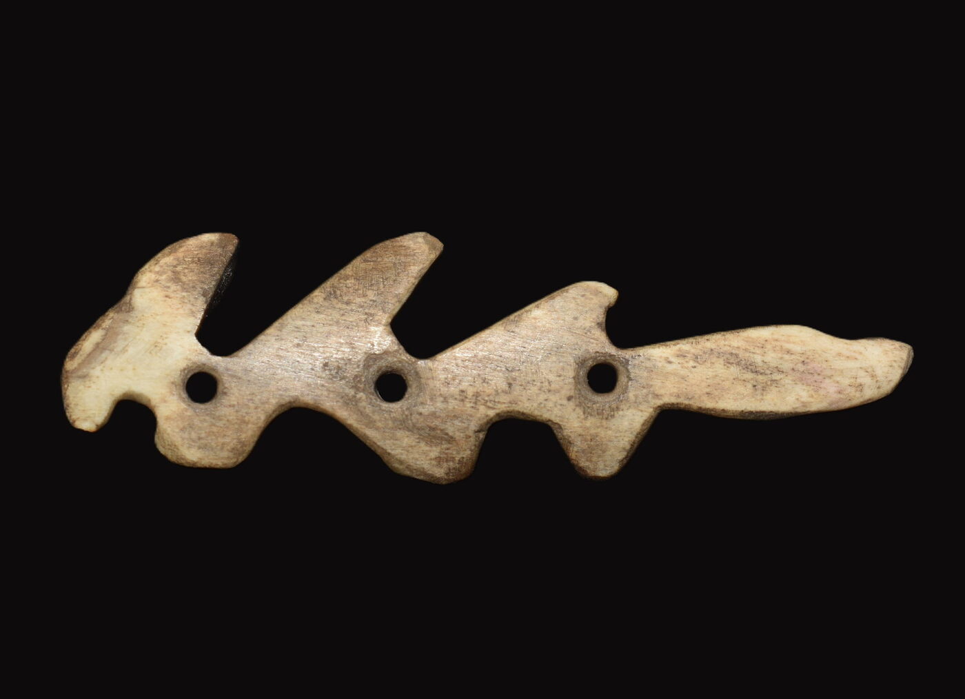 Frontier Carved Bone Strap Spacer