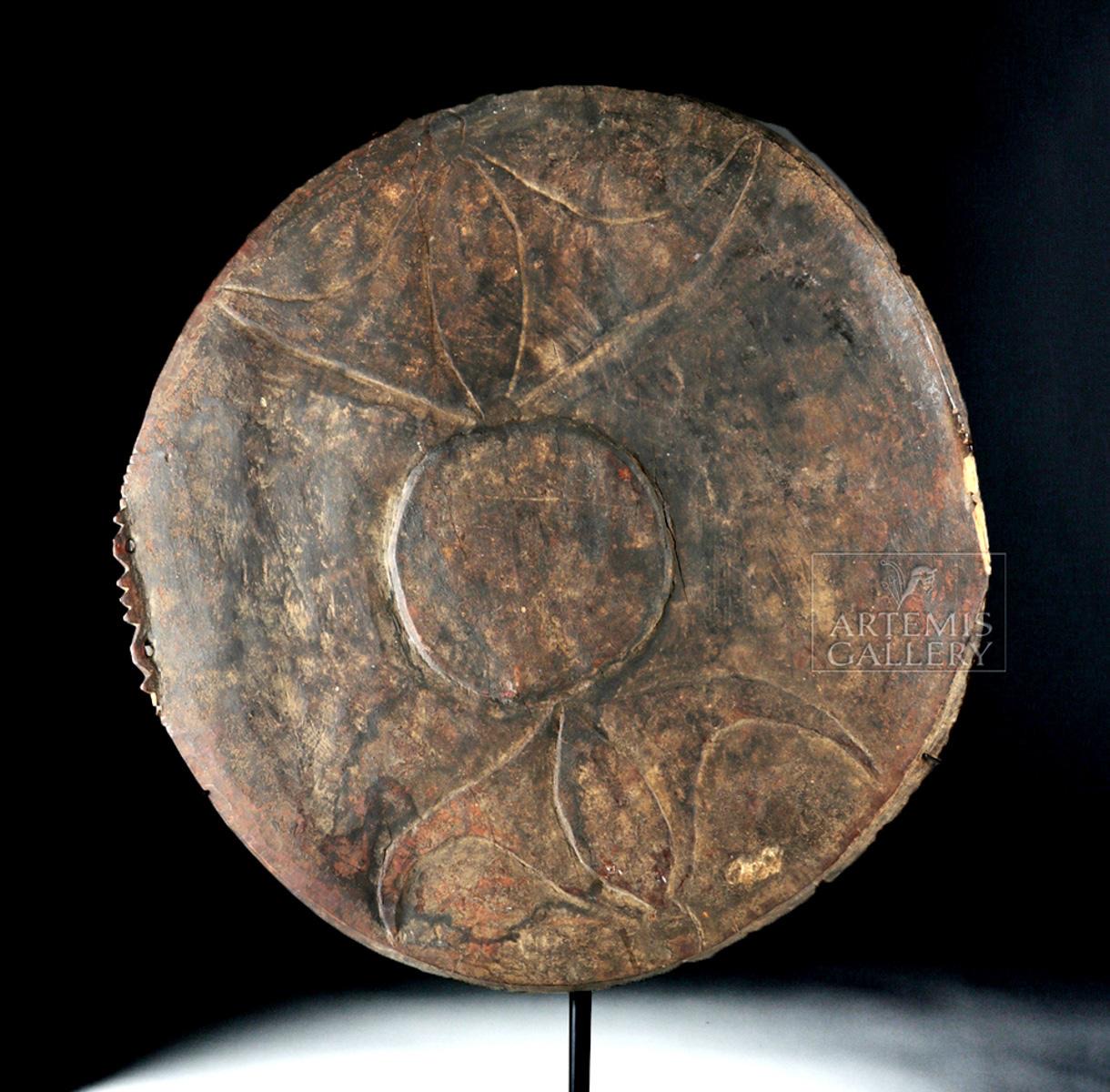 Early 20th C. PNG Yangoru Boiken Wood Bowl