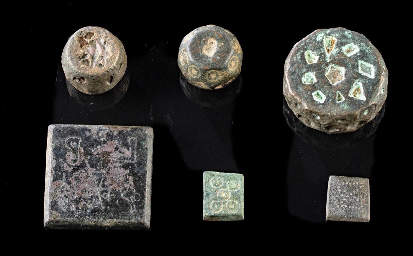Romano-Byzantine Scale Weights (6 pcs)