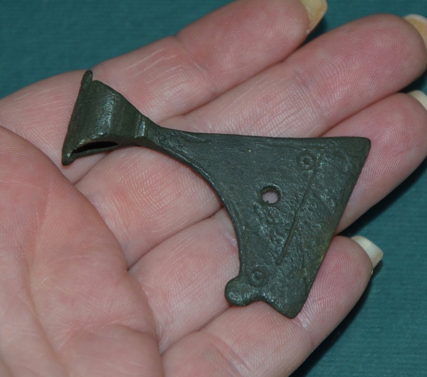 Bronze Axe Pendant