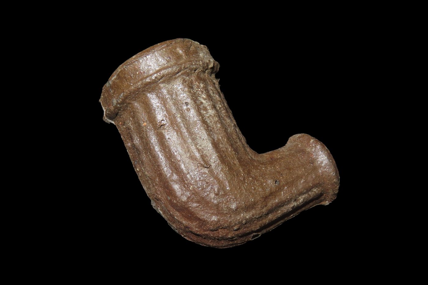 1 3/4" x 1 1/2" Historic Trade Pipe, found at the Point Pleasant, Ohio Old Pipe Kiln ca. 1900's, See pictured documentation for more history