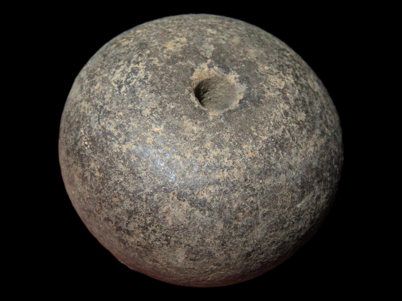1 5/8" Clay African Bead