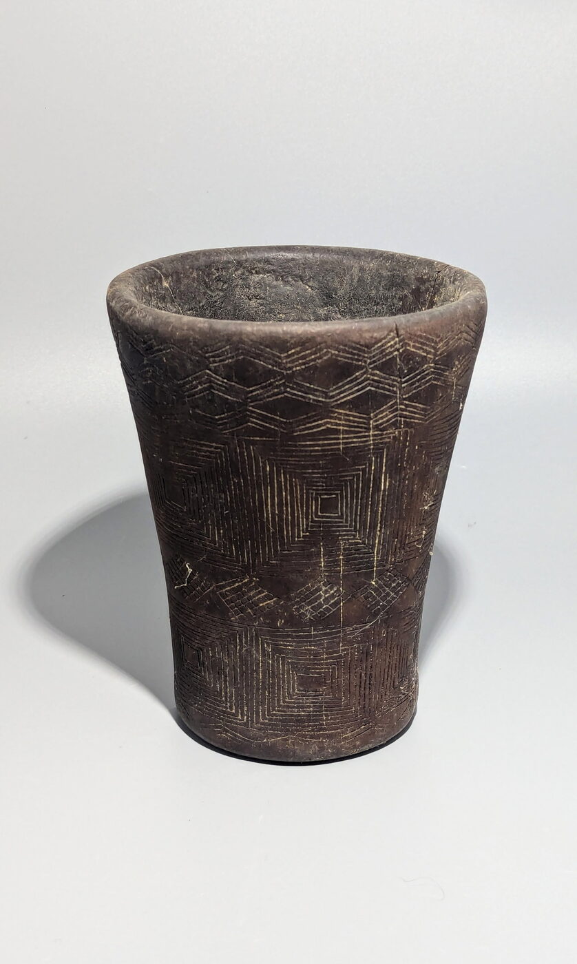 Inca Carved Wood Kero Cup